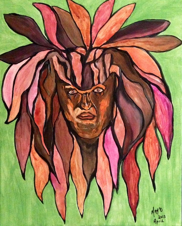 Chief Native Amazon Painting