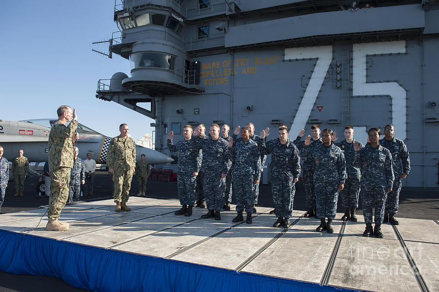 Chief Of Naval Operations Performs Photograph by Stocktrek Images