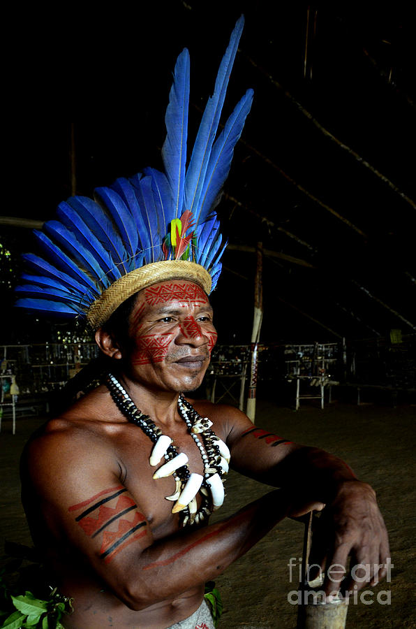 Chief Of The Amazon 2 Photograph by Bob Christopher
