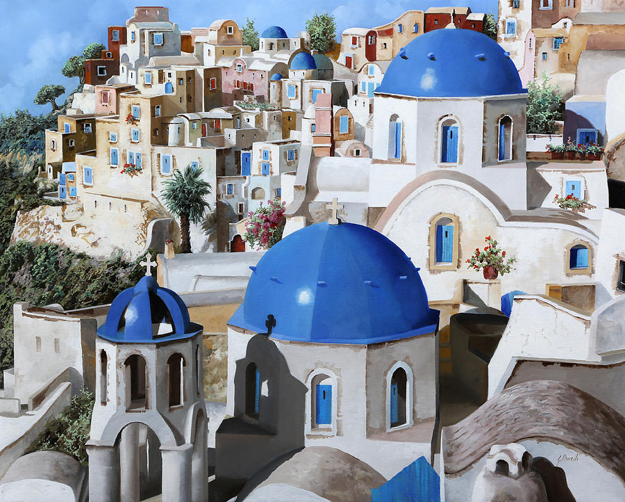 Greece Painting - Chiese Ortodosse by Guido Borelli