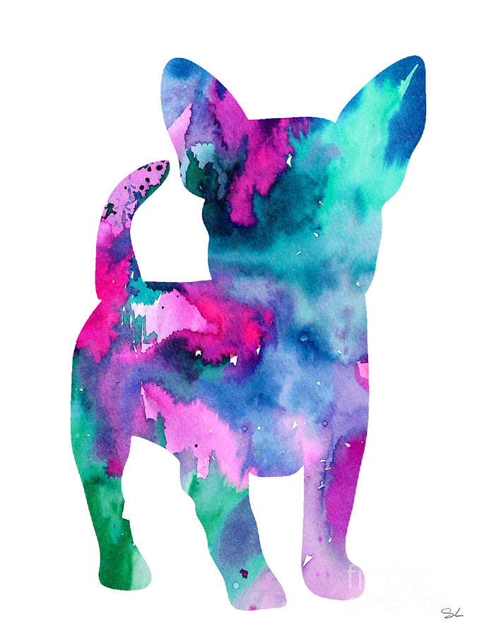 Chihuahua Painting - Chihuahua 6 by Watercolor Girl