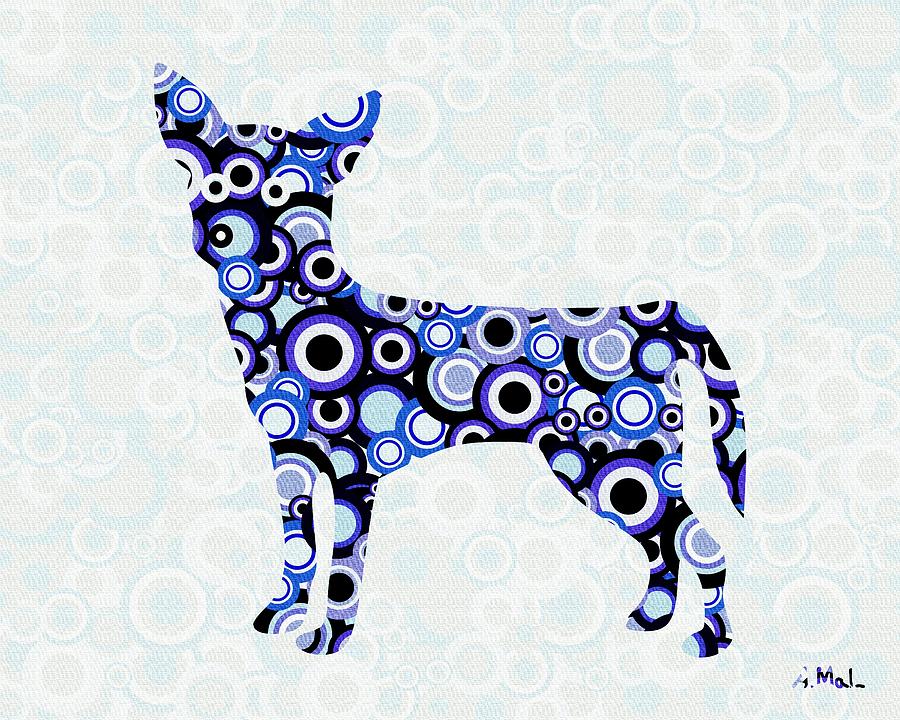 Chihuahua - Animal Art Digital Art by Anastasiya Malakhova