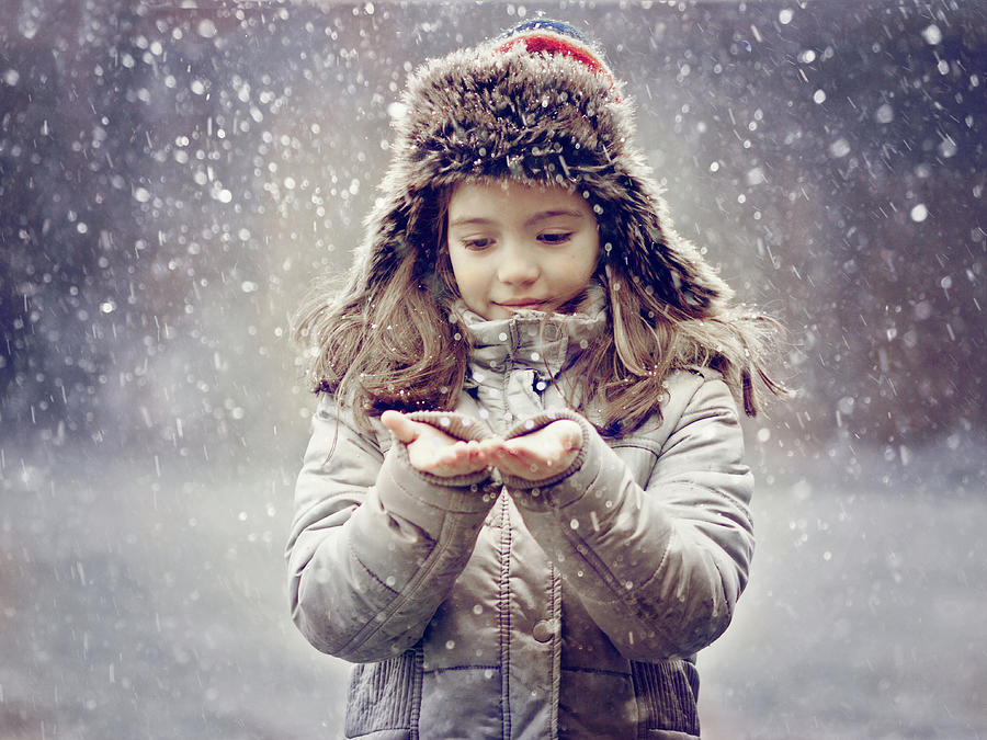 Child And Snow Photograph by Diana Kraleva