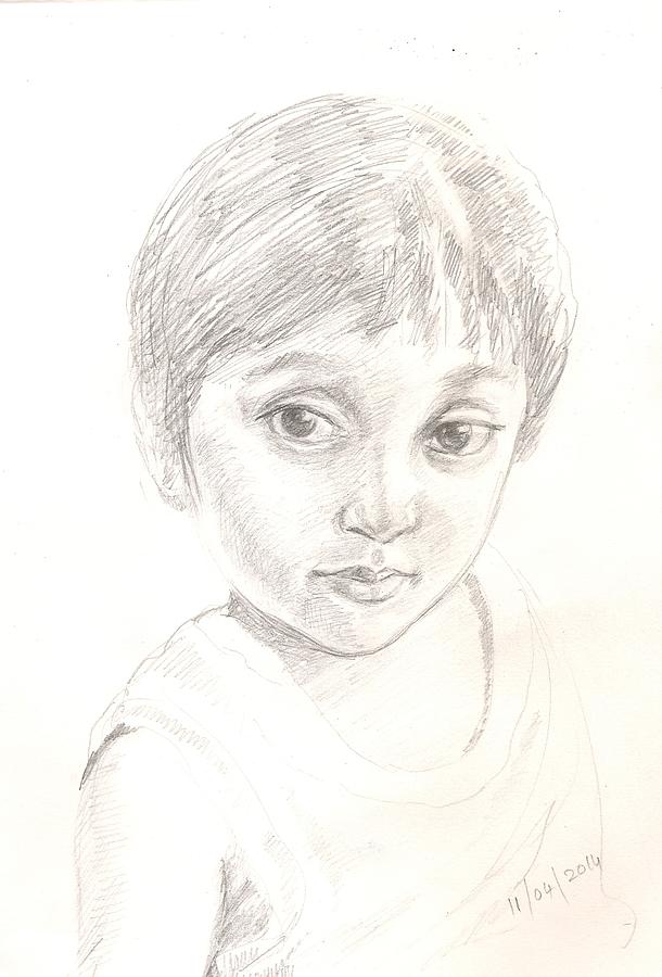Child Drawing by Asha Sudhaker Shenoy