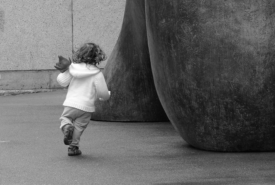 Child at the AGO Photograph by Jim Vance