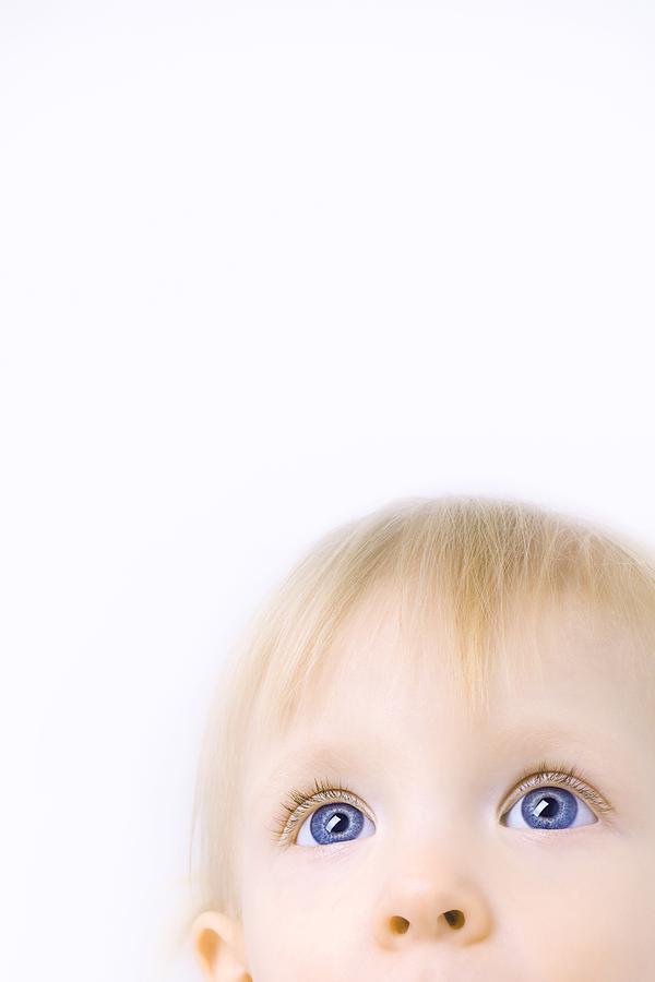 Portrait Photograph - Child Looking Up by Chris and Kate Knorr
