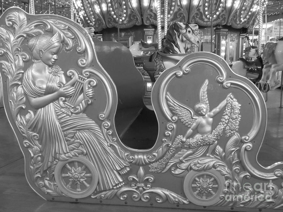 Childhood Chariot - Carousel Ride Photograph by Susan Carella
