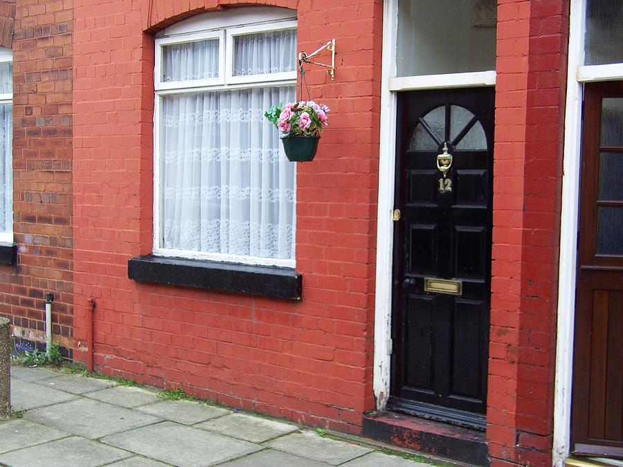 The Beatles Photograph - Childhood home of George Harrison Liverpool UK by Steve Kearns