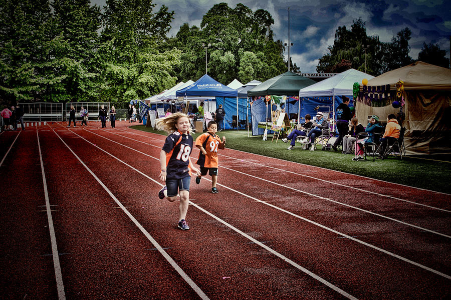 Children and Relay for Life Photograph by Ron Roberts
