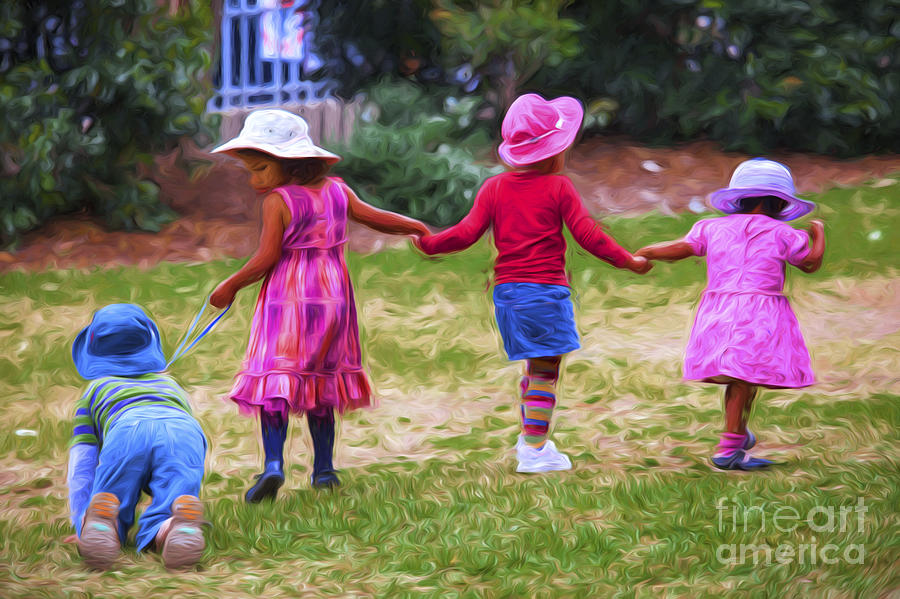 Children at play Photograph by Sheila Smart Fine Art Photography