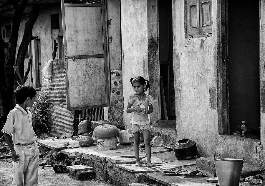 Children of the alley Photograph by John Hoey