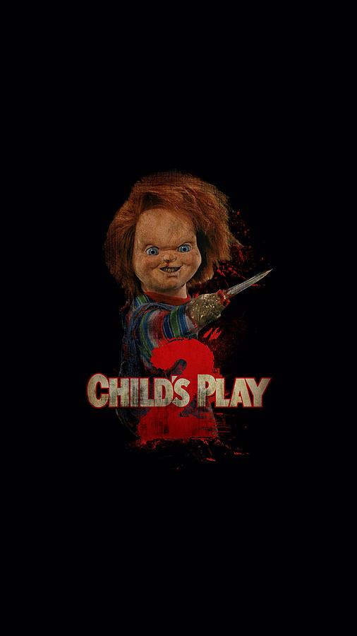 Child's Play 2 Digital Art - Childs Play 2 - Heres Chucky by Brand A