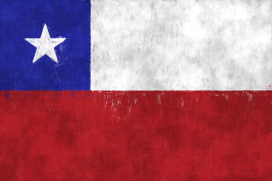 Flag Digital Art - Chile Flag by World Art Prints And Designs