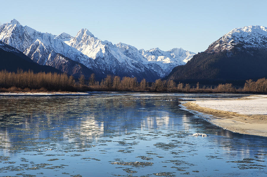 Chilkat River Freeze Up Photograph by Michele Cornelius