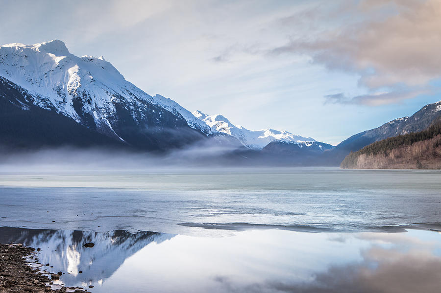 Chilkoot Lake Melting Photograph by Michele Cornelius