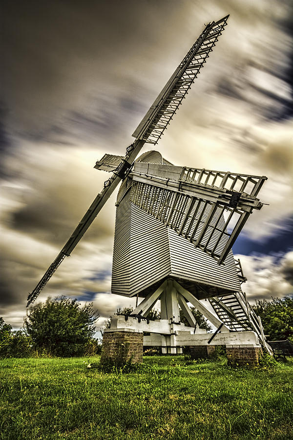 Chillenden Windmill Kent Photograph By David Attenborough