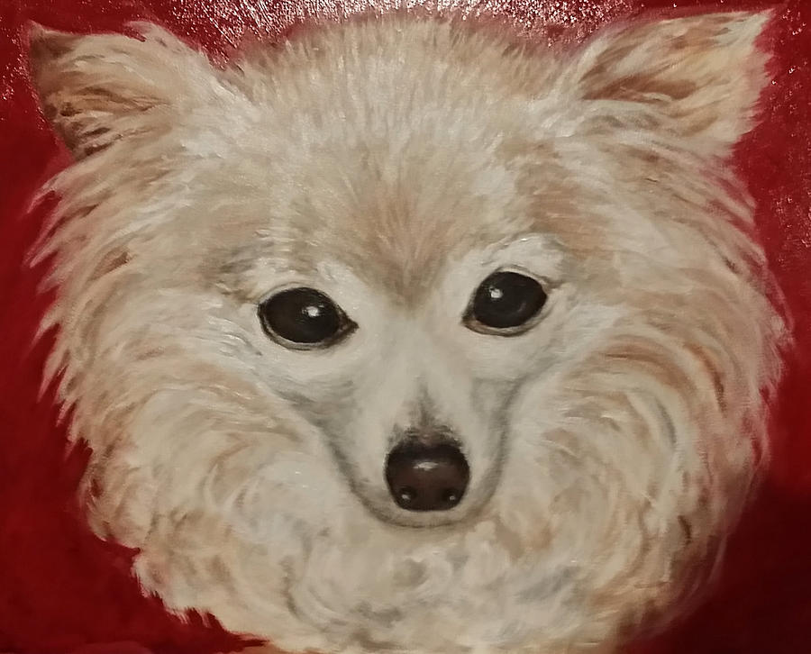 Chilli Dog Painting by Sandra Nardone