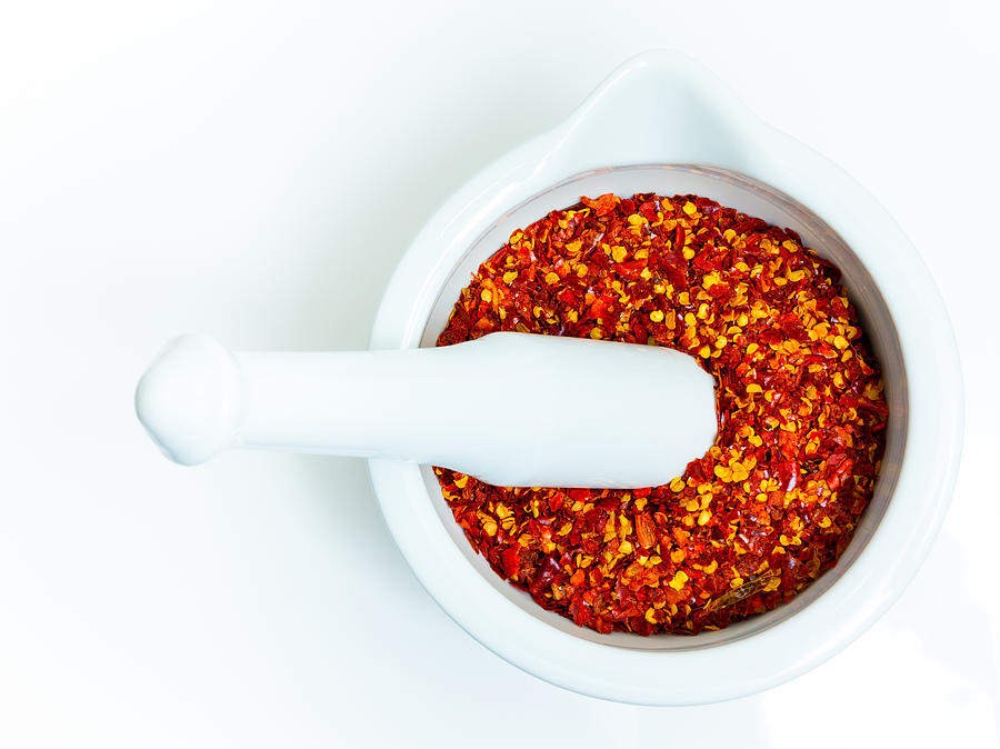 Chilli Photograph - Chilli Seeds. by Gary Gillette Chilli Photograph - Chilli Seeds. by Gary Gillette