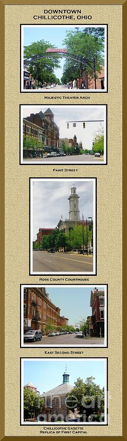 Chillicothe Photograph - Chillicothe Ohio Collage -1 by Charles Robinson