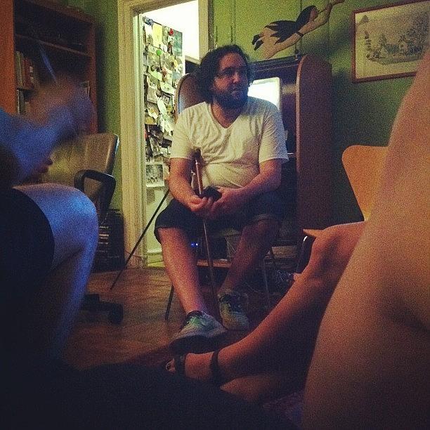 Chillin At Chriss Dads Apartment Photograph by Allison Clayton