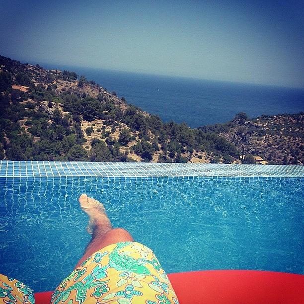 Relax Photograph - #chillin #mallorca #pool #view #relax by Jack Williams