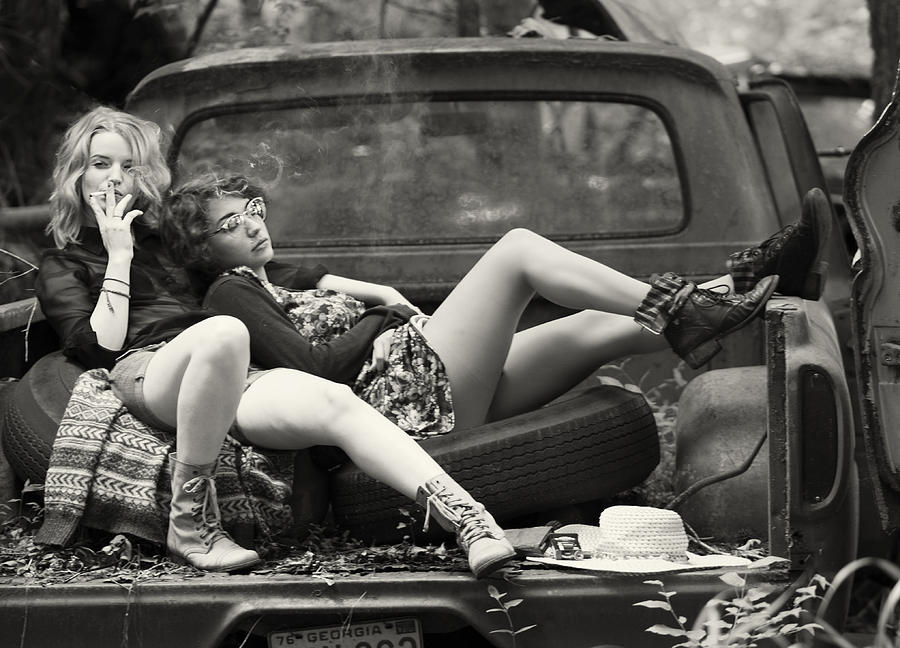 Black And White Photograph - Chilling Out by Stuart King