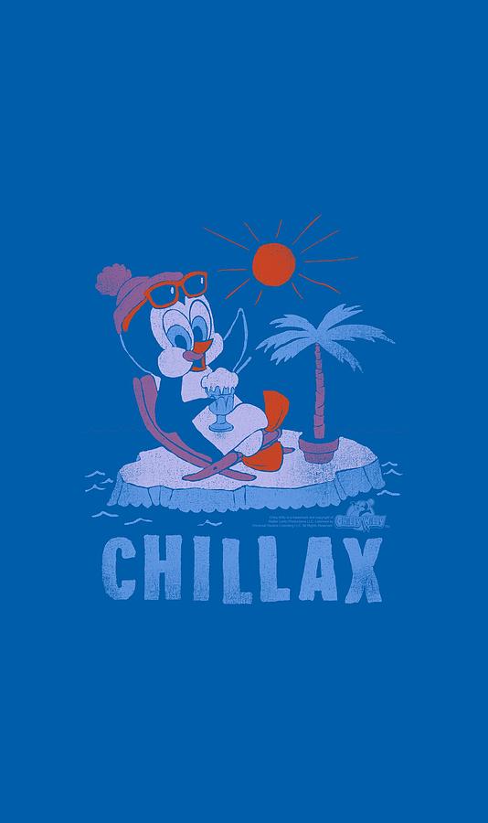 Penguin Digital Art - Chilly Willy - Chillax by Brand A