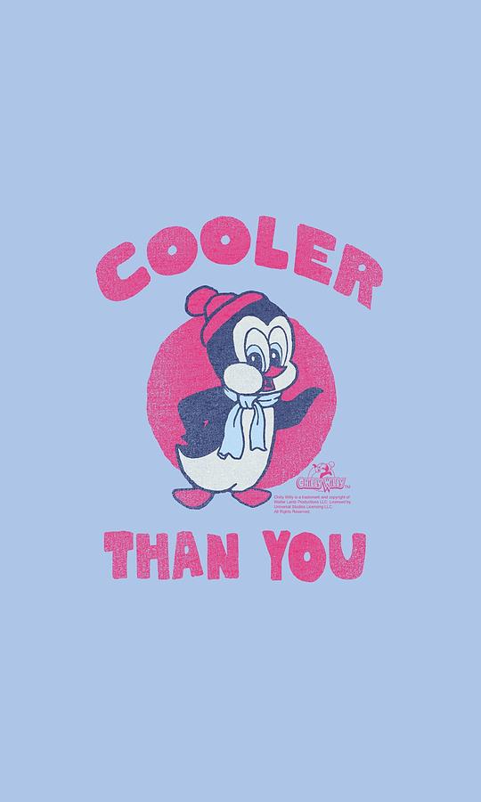 Penguin Digital Art - Chilly Willy - Cooler Than You by Brand A