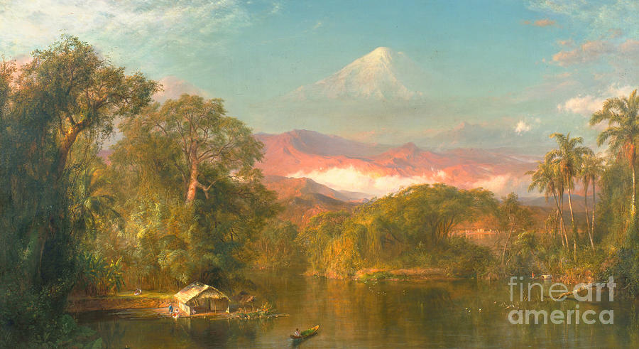 Landscape Painting - Chimborazo by Frederic Edwin Church