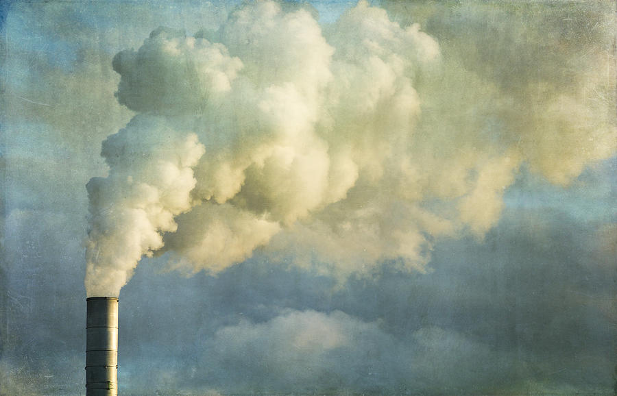 Industrial Photograph - Chimney by Peter Chadwick