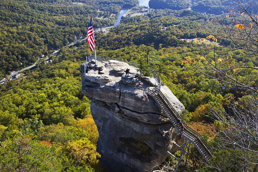 Nature Photograph - Chimney Rock North Carolina by Pierre Leclerc Photography