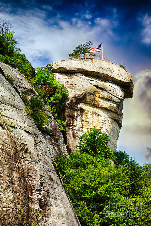 Nature Photograph - Chimney Rock by Robert Hainer
