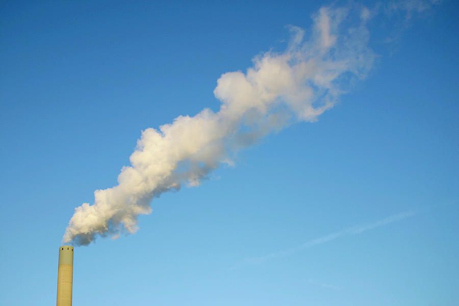 Chimney Smoke Photograph by Chris Martin-bahr/science Photo Library