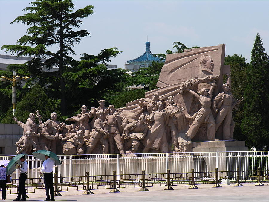 China - Beijing - Tiananmen Square Monument Photograph by Jacqueline M Lewis