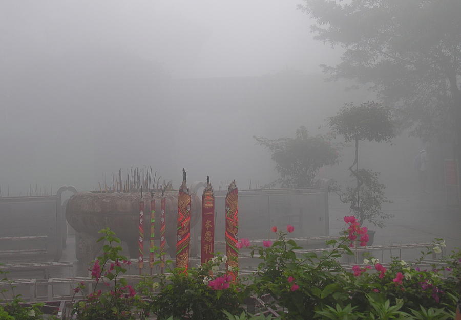China - Lantau - Po Lin Monastery - Lantau - Hong Kong Photograph by Jacqueline M Lewis