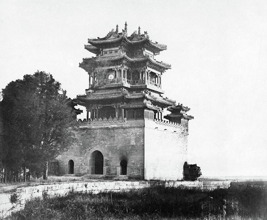 1860 Photograph - China Old Summer Palace by Granger