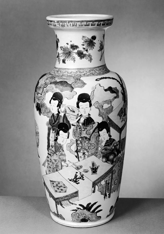 China Porcelain Vase Photograph by Granger