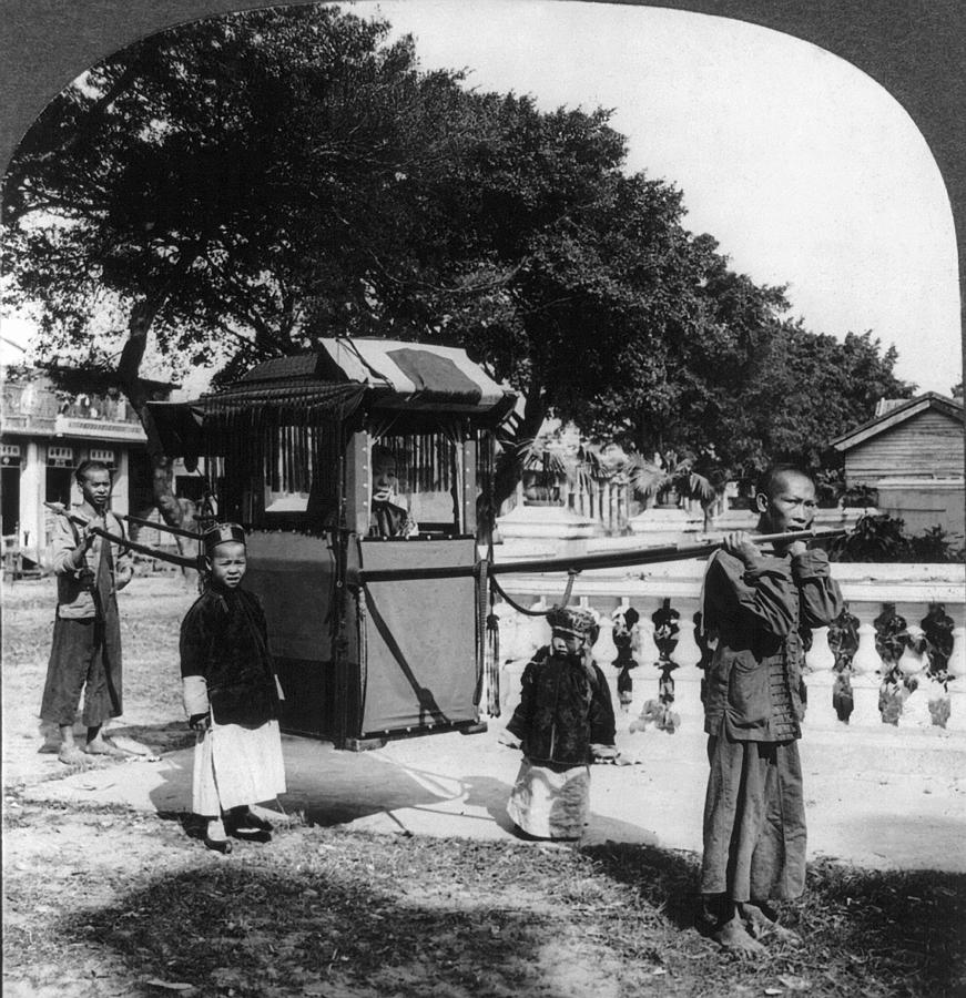 China Sedan Chair C1926 Painting By Granger