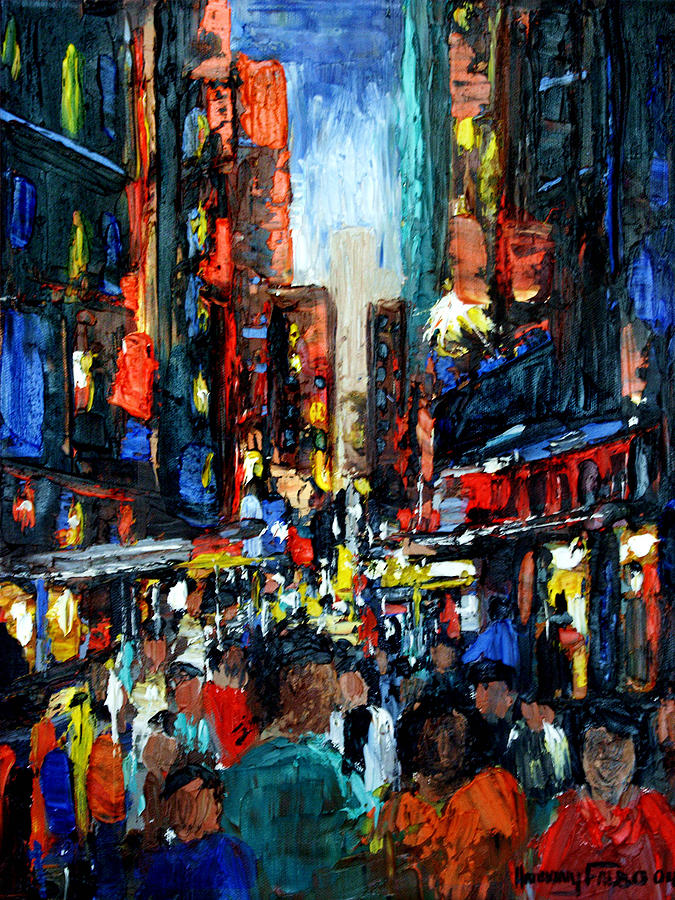 China Town Painting - China Town by Anthony Falbo