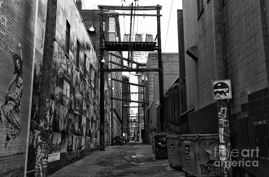 Chinatown Alley in Vancouver Photograph by John Rizzuto