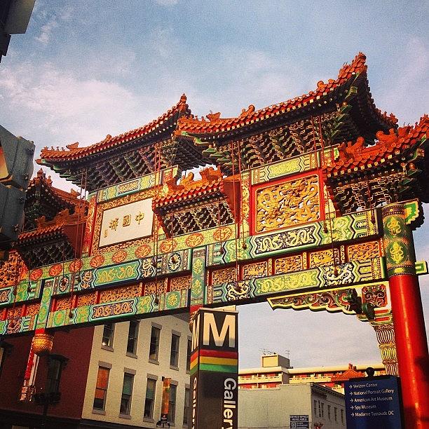 Chinatown Photograph - #chinatown #dc by Lacy Jones