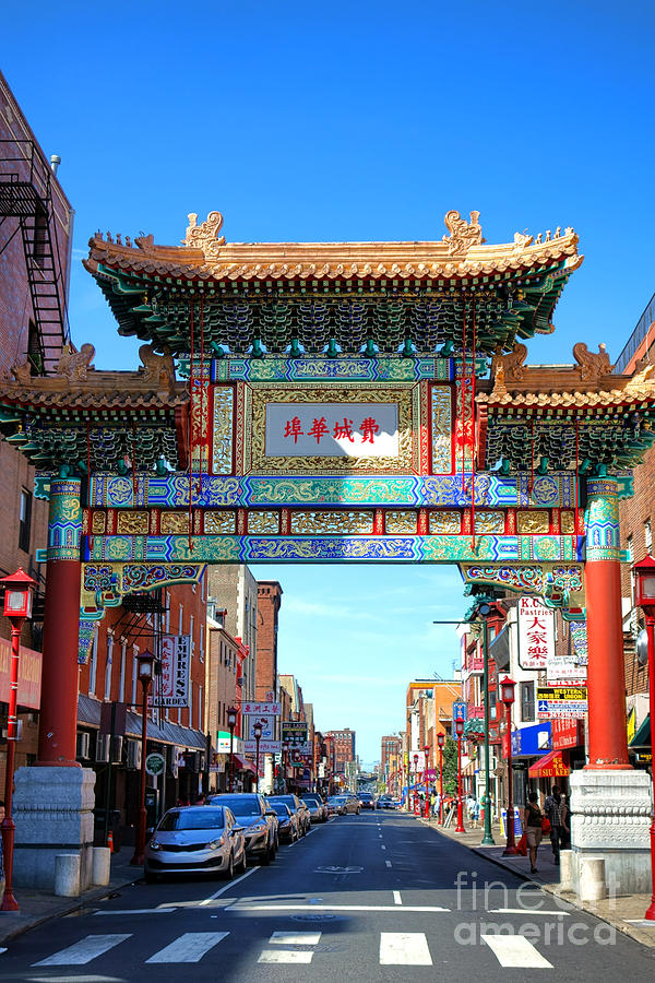 Philadelphia Photograph - Chinatown Friendship Gate by Olivier Le Queinec
