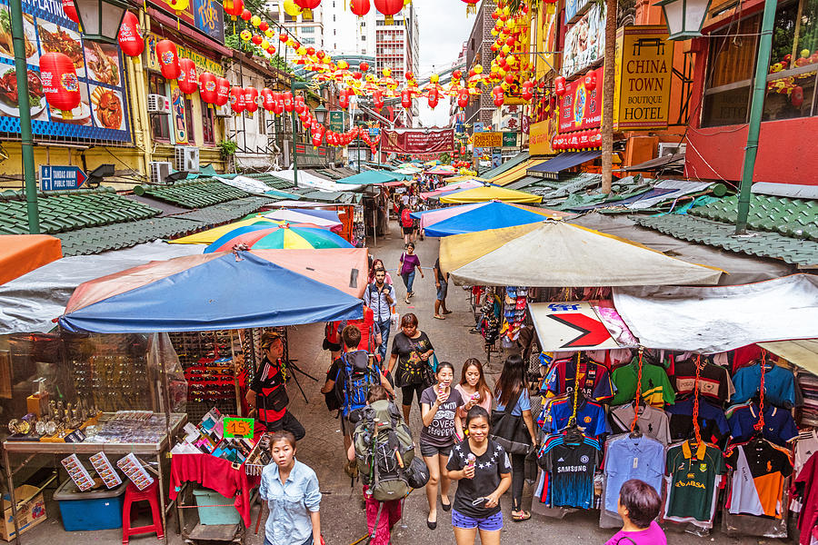 Chinatown in Kuala Lumpur, Malaysia Photograph by Nikada
