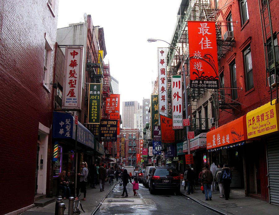 Chinatown NY Photograph by Daniel Schubarth