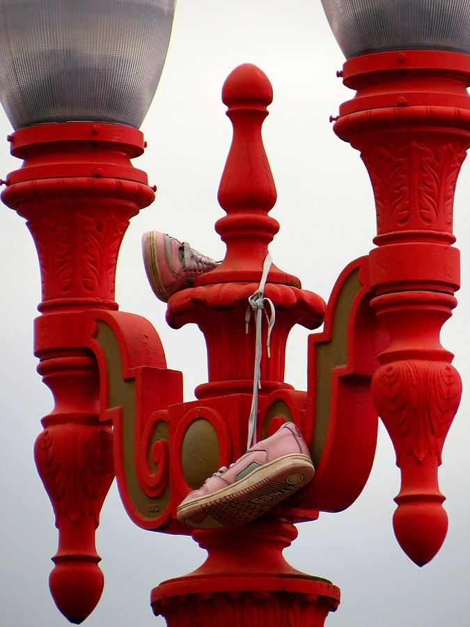 Portland Photograph - Chinatown Shoes by Teresa Lambert