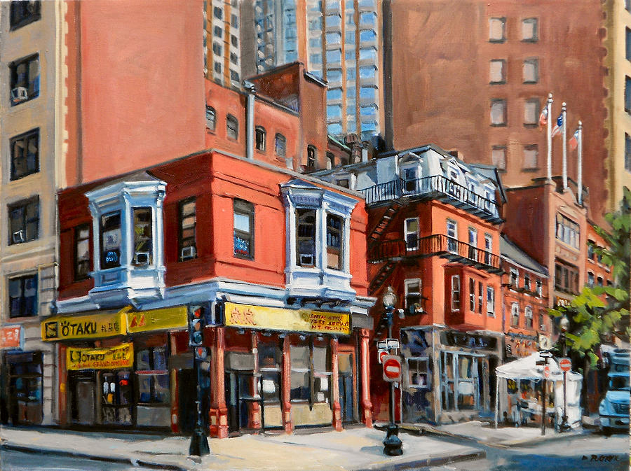 Chinatown View Painting by Deb Putnam