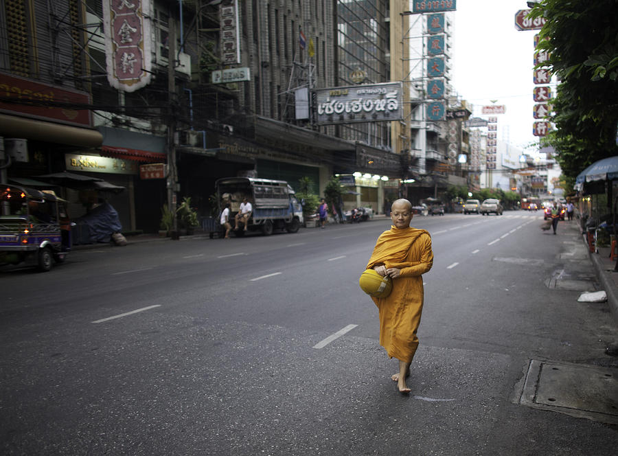Thailand Photograph - Chinatown Walk by David Longstreath