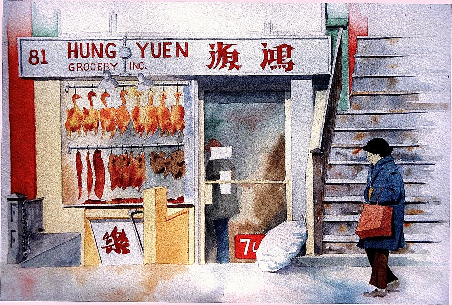 Chinatown Painting by William Renzulli