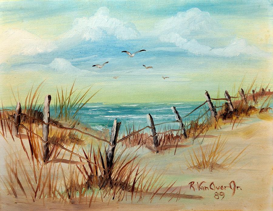 Beach Painting - Chincoteague #2 by Royce Van Over