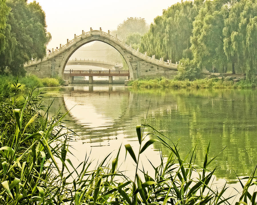 Chinese Bridge Photograph By Bill Boehm - Fine Art America